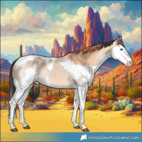 Horse Color:Red Dun Splash Tobiano  and Bay Dun Splash Tobiano 
