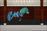 Horse Color:Watercolor Black Tobiano and Watercolor Black Tobiano