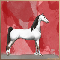 Horse Color:Liver Red Dun Near Fewspot Brindle 