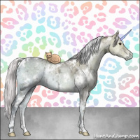 Horse Color:White Spotted Chocolate Silver Blue Onyx Chinchilla Ice 