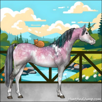 Horse Color:Painted White Spotted Brown Ice Onyx 