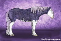 Horse Color:Watercolor Chocolate Palomino Ice Sabino Splash 