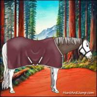 Horse Color:Silver Black Splash Appaloosa