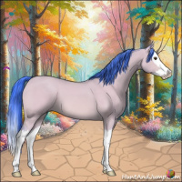 Horse Color:Watercolor Buckskin Dun Sabino Splash 