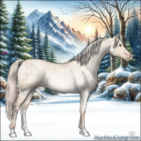 Horse Color:Silver Classic Champagne Ice Dun 
