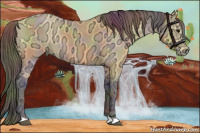 Horse Color:Nacre Buckskin Ice 