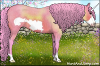 Horse Color:Watercolor Bay Roan Frame