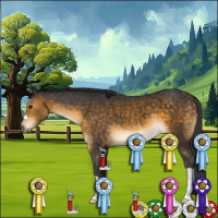 Horse Color:Buckskin 