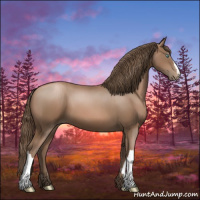 Horse Color:Black Pearl 