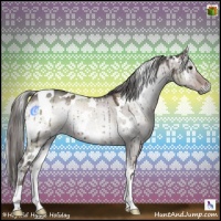 Horse Color:Platinum White Spotted Liver Red Dun Onyx Mushroom Brindle