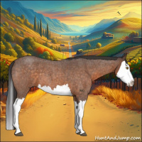 Horse Color:Buckskin Roan Splash 
