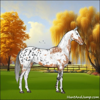 Horse Color:Bay Appaloosa and Black Appaloosa