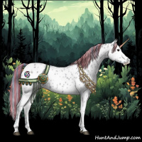 Horse Color:Painted Watercolor Grullo Appaloosa Rabicano