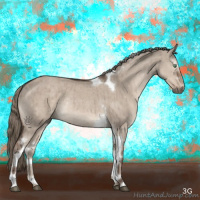 Horse Color:White Spotted Liver Red Dun Mushroom Tobiano Rabicano Brindle 