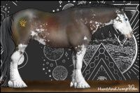 Horse Color:Brown Sabino Splash 