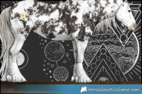 Horse Color:Liver Chestnut Sabino Splash 