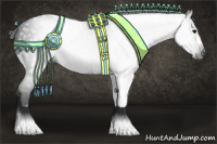 Horse Color:Gray Black Tobiano 