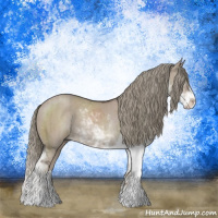 Horse Color:Liver Red Dun Mushroom Sabino Rabicano Brindle
