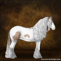 Horse Color:Black Pearl Splash Tobiano 