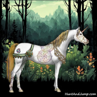 Horse Color:Painted Nacre White Spotted Liver Red Dun 