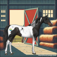 Horse Color:Liver Chestnut Tobiano 