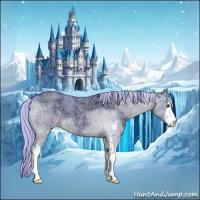 Horse Color:Watercolor Liver Red Dun Ice Roan Sabino 