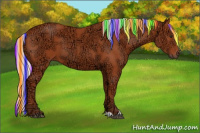 Horse Color:Painted Silver Brown Ice Sabino 