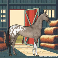 Horse Color:Brown Dun Appaloosa Brindle 