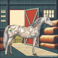 Horse Color:Red Dun Mushroom Appaloosa Brindle 