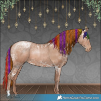 Horse Color:Painted Brown Ice Pearl 