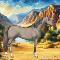 Horse Color:Liver Red Dun Mushroom Brindle 