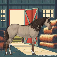 Horse Color:Liver Red Dun Brindle