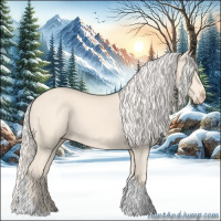 Horse Color:Cremello Tobiano 