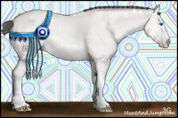 Horse Color:Platinum White Spotted Amber Cream Champagne Dun Splash 