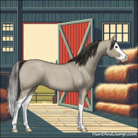 Horse Color:Smoky Grullo Roan Splash 