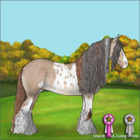 Horse Color:Liver Red Dun Sabino Tobiano  and White Spotted Liver Red Dun Splash Tobiano Near Leopard 