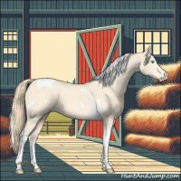 Horse Color:Perlino Roan Tobiano 