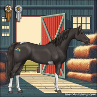 Horse Color:Smoky Black Tobiano 