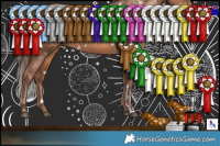 Horse Color:White Spotted Brown Pearl 