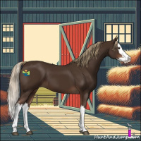 Horse Color:Liver Chestnut Splash 