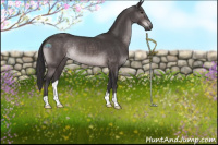 Horse Color:Platinum Buckskin Rabicano