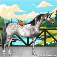 Horse Color:White Spotted Brown Ice Onyx Brindle 