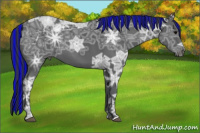 Horse Color:Painted Black Ice 