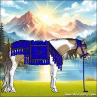 Horse Color:Classic Cream Champagne Tobiano