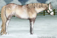 Horse Color:White Spotted Liver Red Onyx Pearl 