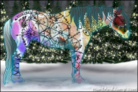 Horse Color:Thunderstruck Brown Ice Dun Splash 