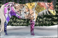 Horse Color:Silver Sable Champagne Ice Pearl Dun 