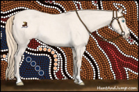 Horse Color:Perlino Roan 