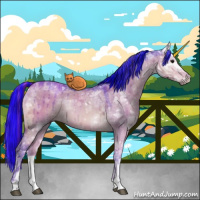 Horse Color:Painted Watercolor Brown Ice Dun Sabino Brindle 