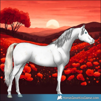 Horse Color:Chestnut Pearl Sabino
